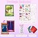 Magnetic Dress Up Dolls for Girls, Princess Mermaid Fairy Ballerina Unicorn Foil Art and Craft Fun Kit Travel Game Car Airplane Activity Toys Valentine’s Day Gifts for Kids Ages 3 4 5 6 7 8 9 10 11 12