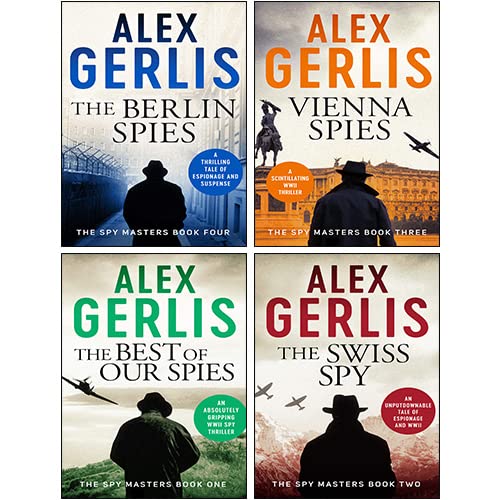 Spy Masters Series 4 Books Collection Set By Alex Gerlis