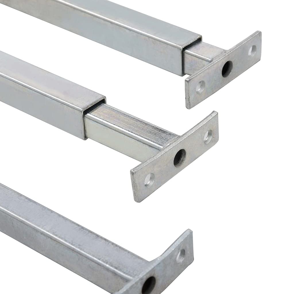 Tidyard Barres de fenêtre réglables de sécurité 3 pcs 710-1200 mm Barre de Sécurité pour Fenêtre