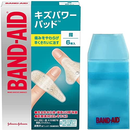 BAND-AID キズパワーパッド 指用 6枚 絆創膏 防水 ハイドロコロイド