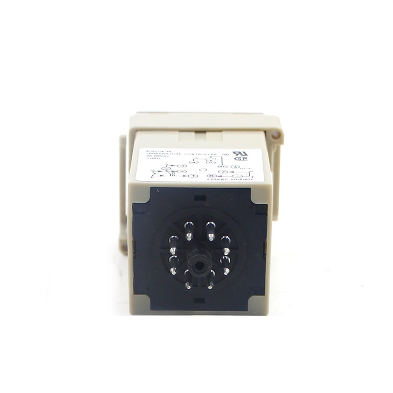 E5C4 Inteligentny regulator temperatury 0-399 stopni, z regulowaną podstawą do piekarnika, montaż AC220V, gniazdo przekaźnika, kontroler kodu wybierającego (bez gniazdka)