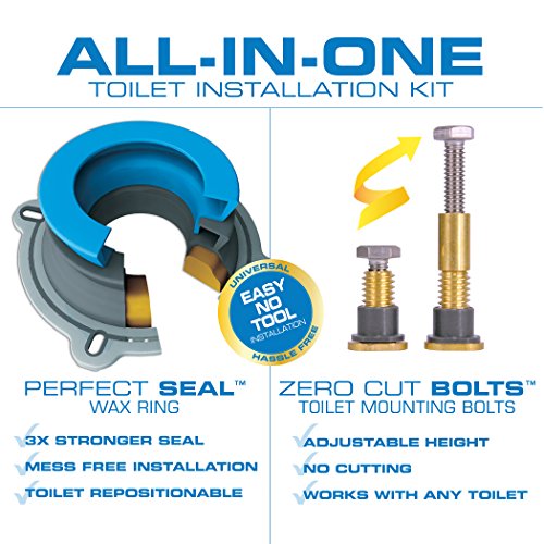 NEXT BY DANCO AllinOne Toilet Installation Kit Perfect Seal Wax