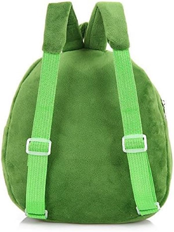 Image of Frantic Soft Cartoon Design Animal Velvet Plush School Backpack Bag For 2 To 5 Years Boys Girls Nursery Preschool Picnic Carry Travelling Bags (2-5 Years)