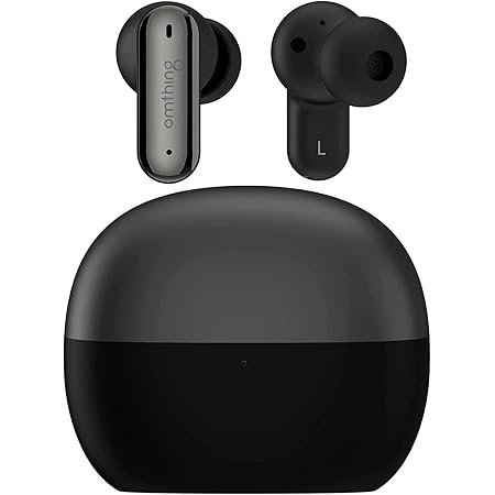 1MORE omthing Bluetooth 5.2 Kopfhörer Kabellos, Noise Cancelling Ohrhörer, True Wireleess in Ear Kopfhörer, 4 Mic für Klare Anruf, IPX5 Wasserdicht, Schnelles und Kabelloses Laden, Premium Sound.