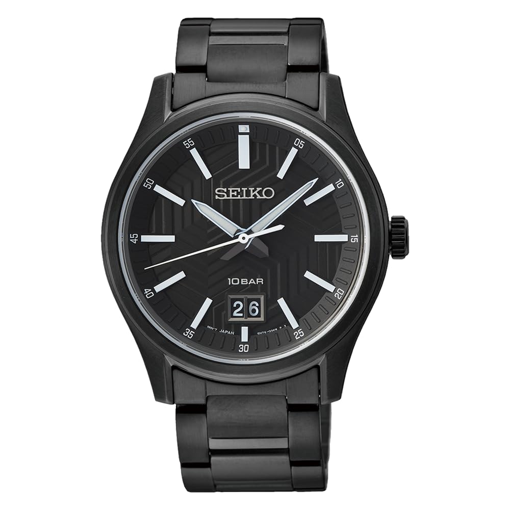 See full amazon price history chart for Seiko Stainless Steel Dress Sur515P1 Men Analogue Watch, Black Seiko Stainless Steel Dress Sur515P1 Men Analogue Watch, Black (B0BF4SFVFQ) Amazon Price History, Amazon Price Tracker