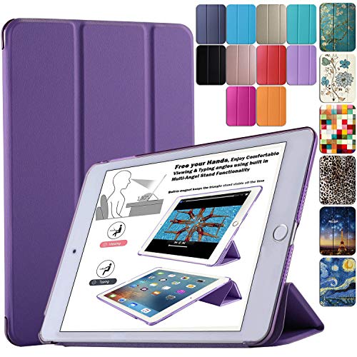 Image of DuraSafe Cases iPad 9.7 Inch 2013 Air 1 Generation [ Air 1st ] MD785LL /B MD788LL /B MD786LL /B MD789LL /B MD787LL /B Protective PC Dual Angle Stand Cover - Purple