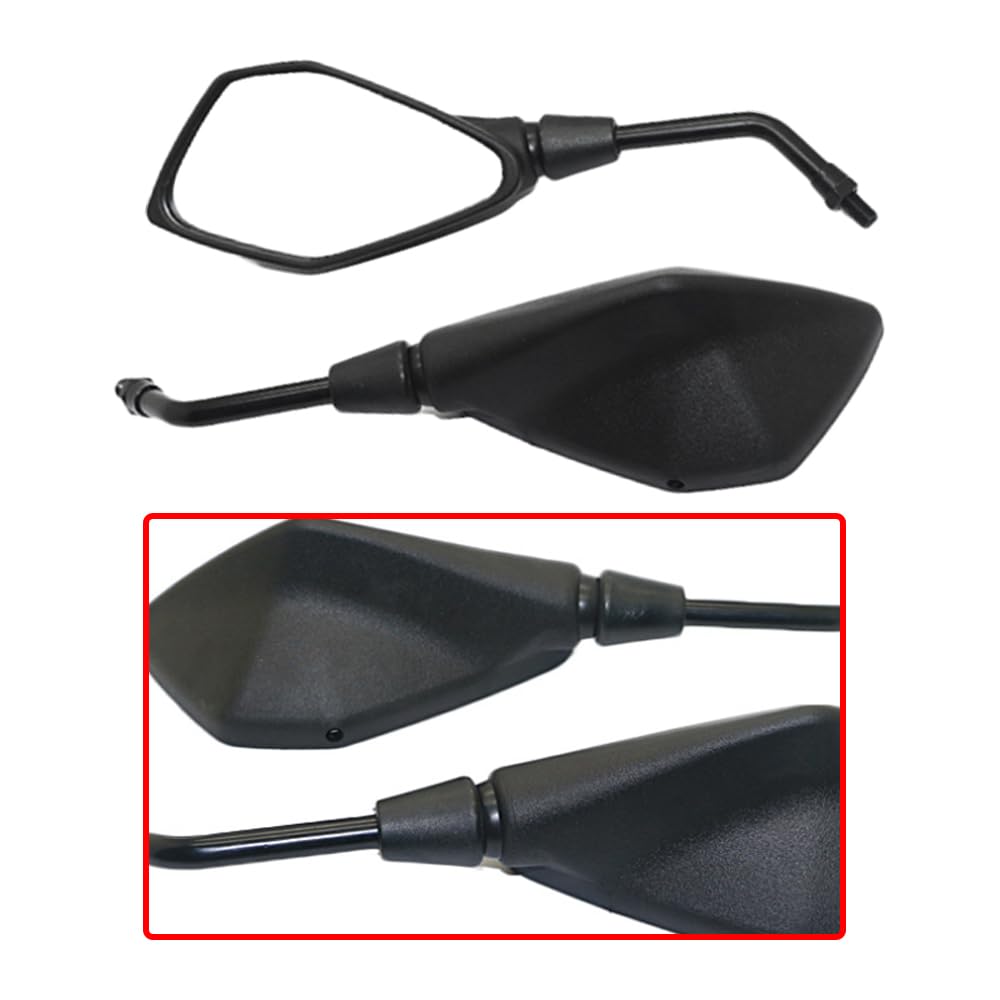 2 szt. 7/8 cala 22 mm lusterka wsteczne do motocykla, mocowanie na kierownicę Polaris, Sportsman, Honda ATV, Dirt Bike Cruiser