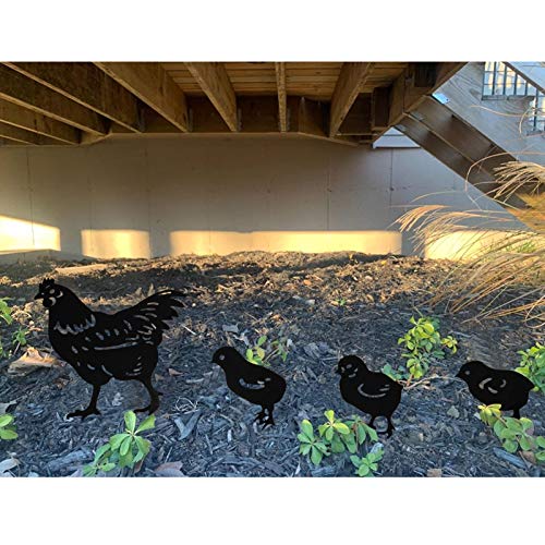 Estacas de galinha e frango,Funien Estacas de galinha e frango Estacas acrílicas de animais no jardi
