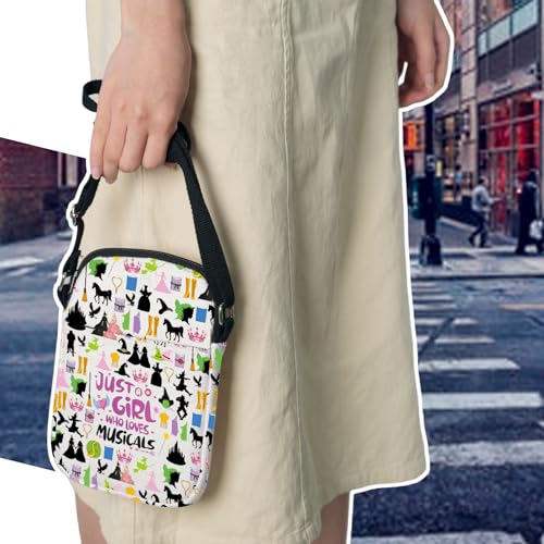 VAMSII Musical Theatre Lover Merchandise Witch Good and Bad Witch Crossbody Bag Good Witch Bad Witch Gift 6