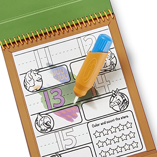 Melissa & Doug On The Go Water Wow! Reusable Water-Reveal Activity Pad - Numbers - Party Favors, Stocking Stuffers, Travel Toys For Toddlers, Mess Free Coloring Books For Kids Ages 3+ #TOP3