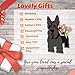 strolfay Scottish Terrier Dog Planter, Cute Animal Shaped Plant Pot, Dog Flower Pot, Gifts for Women & Pet Lovers, Indoor Outdoor Garden Home Office Decor, 9.45 x 6.61 x 13.39 Inches