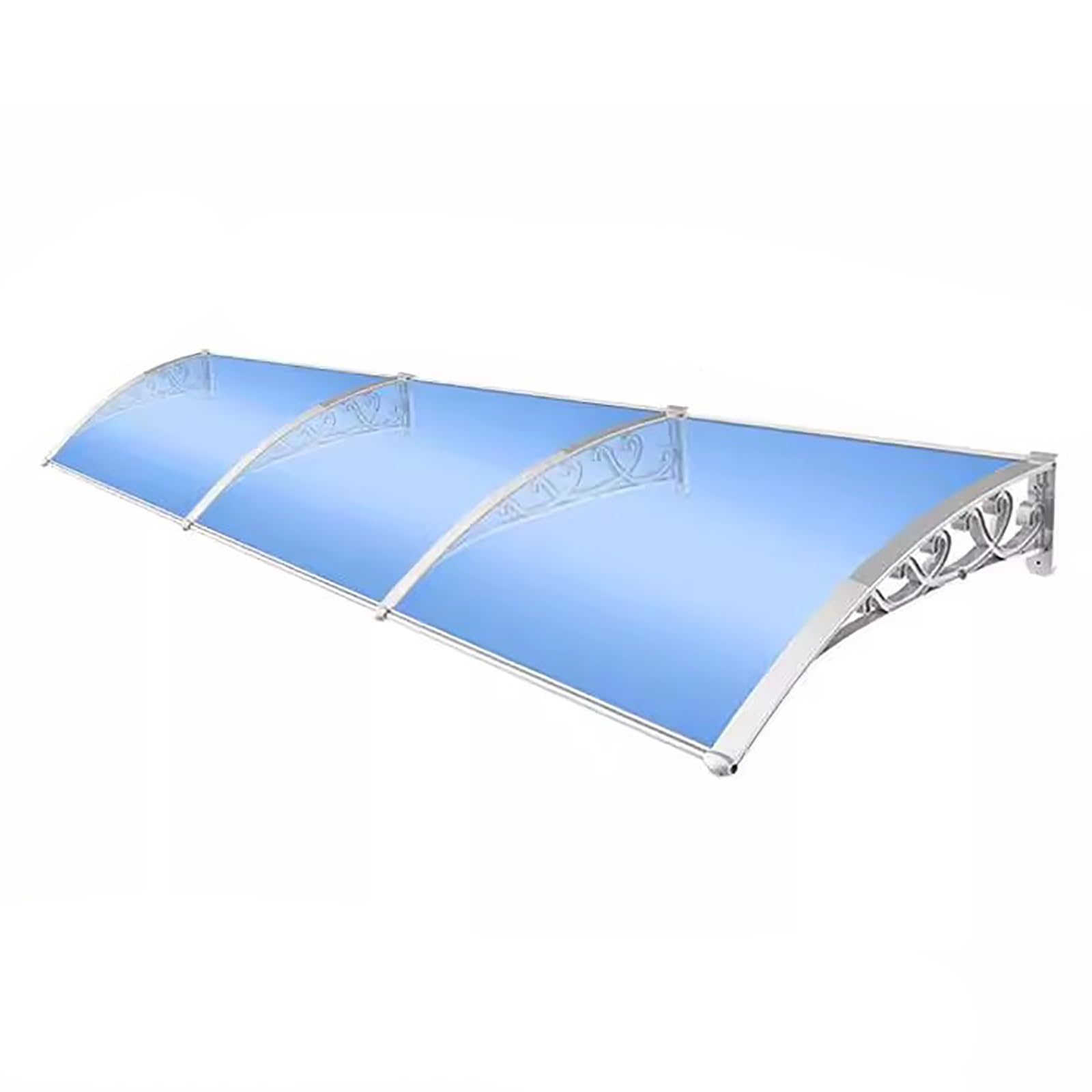 LWJSOCP Door Awning Canopy for Entrance Window Awnings Polycarbonate r Protects from Rain & Snow (80x300cm/31x118in) Durable WeatherResistant Design