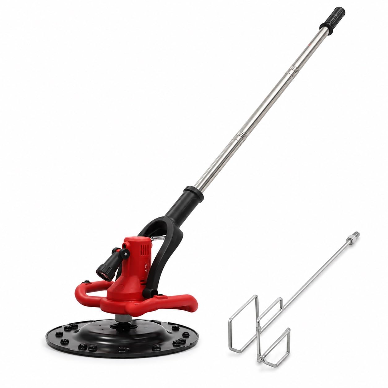 Cdsmwlj Red Wall Polishing Machine And Plastering Tools Electric Concrete Trowel 1680W