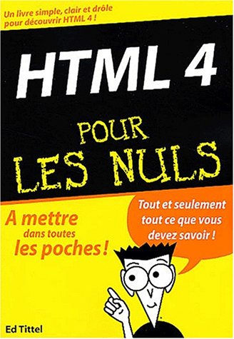 Télécharger HTML 4 pour les nuls Francais PDF