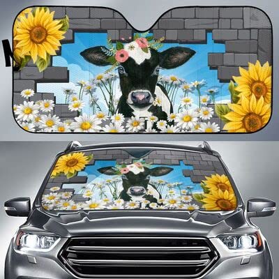 Couverture pare-brise voiture universelle idéale pour les vacances d'été à la campagne