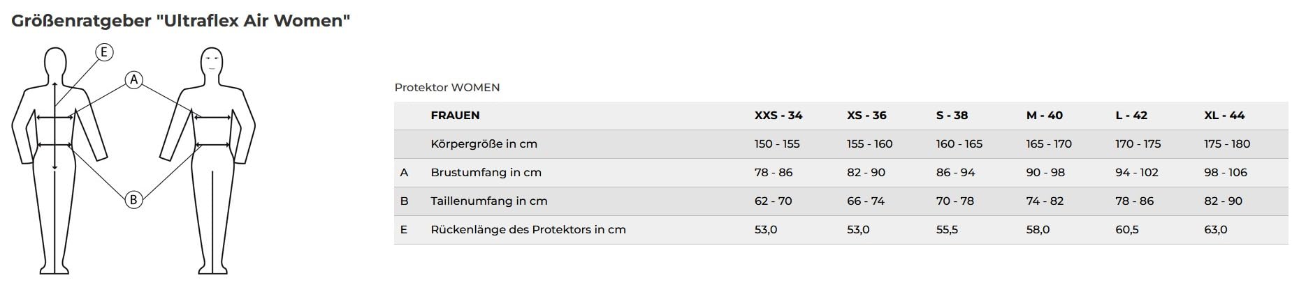 Komperdell Rückenprotektor ULTRAFLEX AIR Women