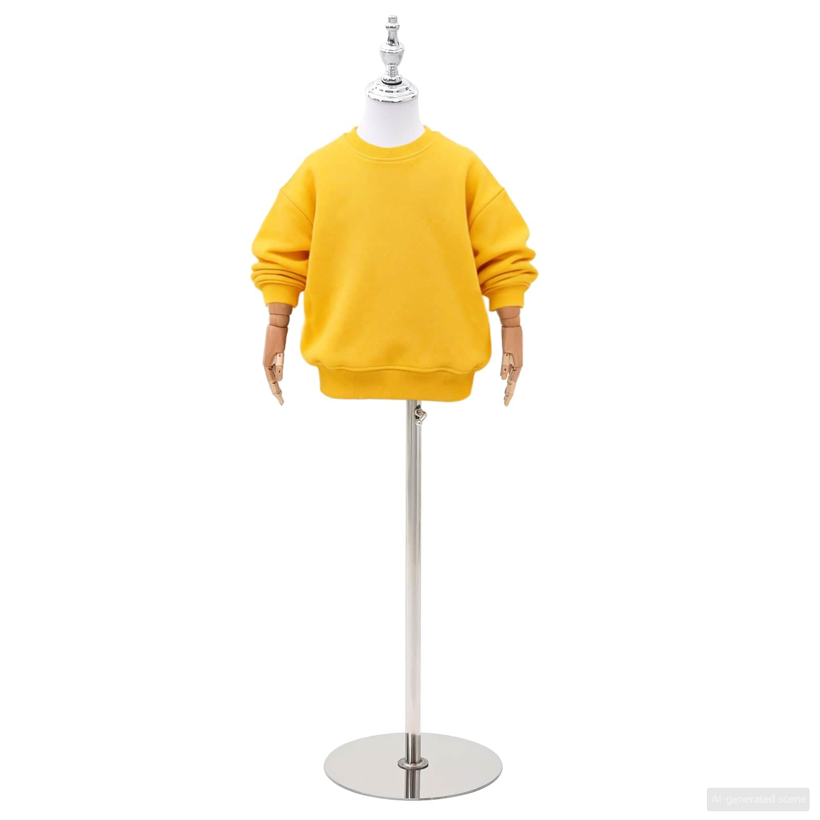 vidaXL Verstellbares 120-150 cm Mannequin mit Basis Unisex PP Weiß