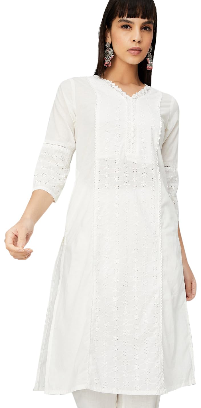 max Women's Cambric Regular Fit Casual Kurta-picture-41