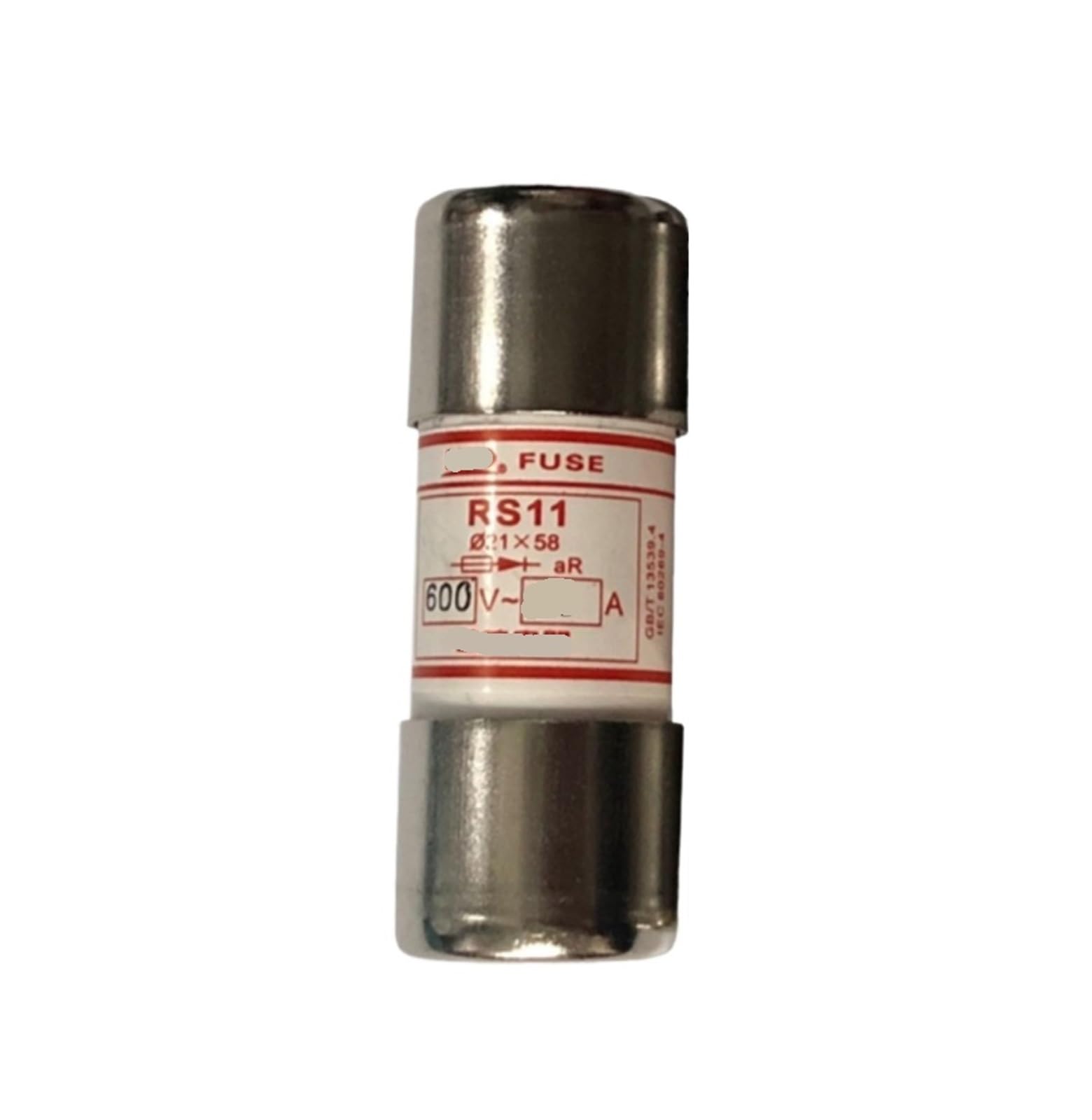 ITFOWIYD Cylindrical Quick-Blow RS11 Fuse 21x58 600V 2A 3A 4A 6A Fuse(RS11-4A)
