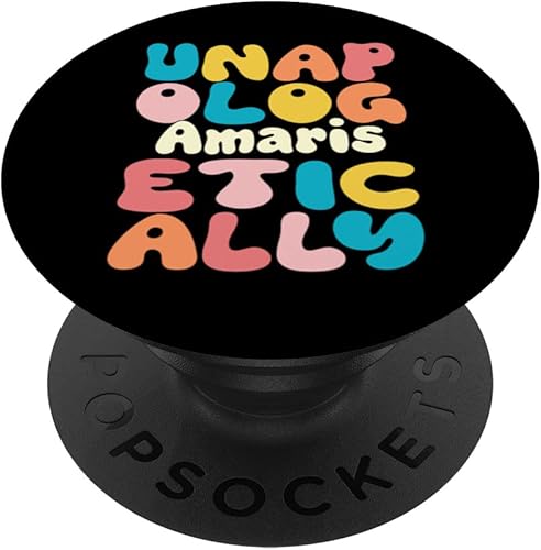 Miniatura 1 de AMARIS Personalized Name Unapologetically AMARIS PopSockets Swappable PopGrip