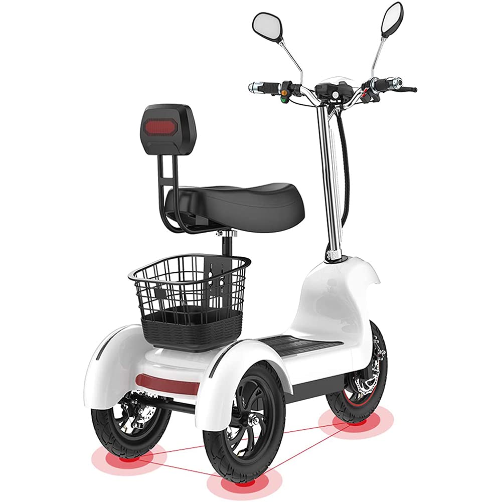 Buy J&LILI Electric Tricycle Scooter 3Wheel Electric Scooter for