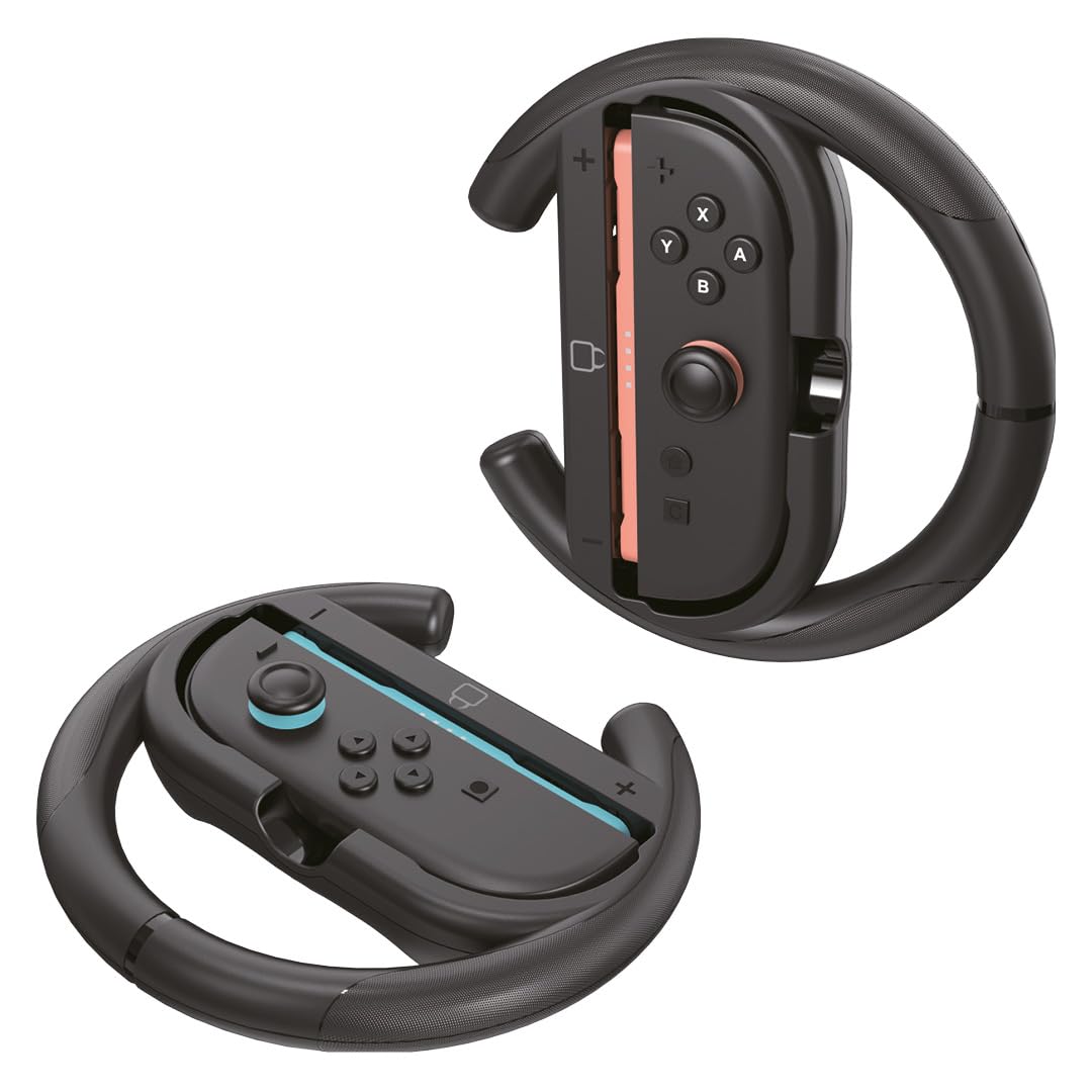 Venom Switch 2 Steering Wheel Twin Pack for Mario Kart World
