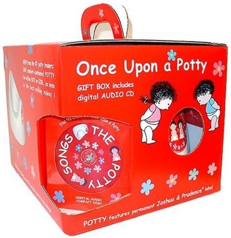 Child Matters Once Upon A Potty Gift Box with Song Audio Cd, White