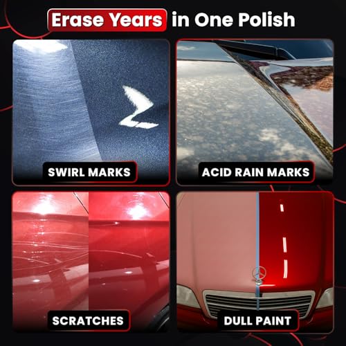 Image of Clarity Compound - Scratch & Swirl Remover for Cars with ClarityFusion Technology - One Step Scratch Remover for Clear Coat & Paint Restoration - Removes Scratches, Swirls & Oxidation - 16 oz