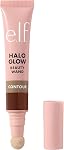 e.l.f. Halo Glow Contour Beauty Wand, Bâton de Contour Liquide Pour Un Look Naturellement Sculpté, Formule Modulable, Végétalien & Non-Testé Sur Les Animaux, Profond/Riche