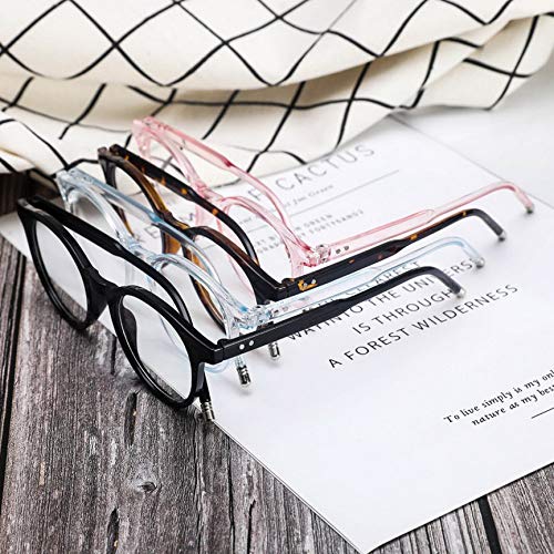 CNluca Armação simples com combinação para estudantes, óculos de bloqueio de luz azul e leve, moda d