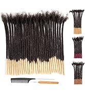 DAIXI 0.6cm Thickness 8 Inch 30 Strands #T1B/613 Blonde Tips Ombre Color 100% Real Human Hair Dre...