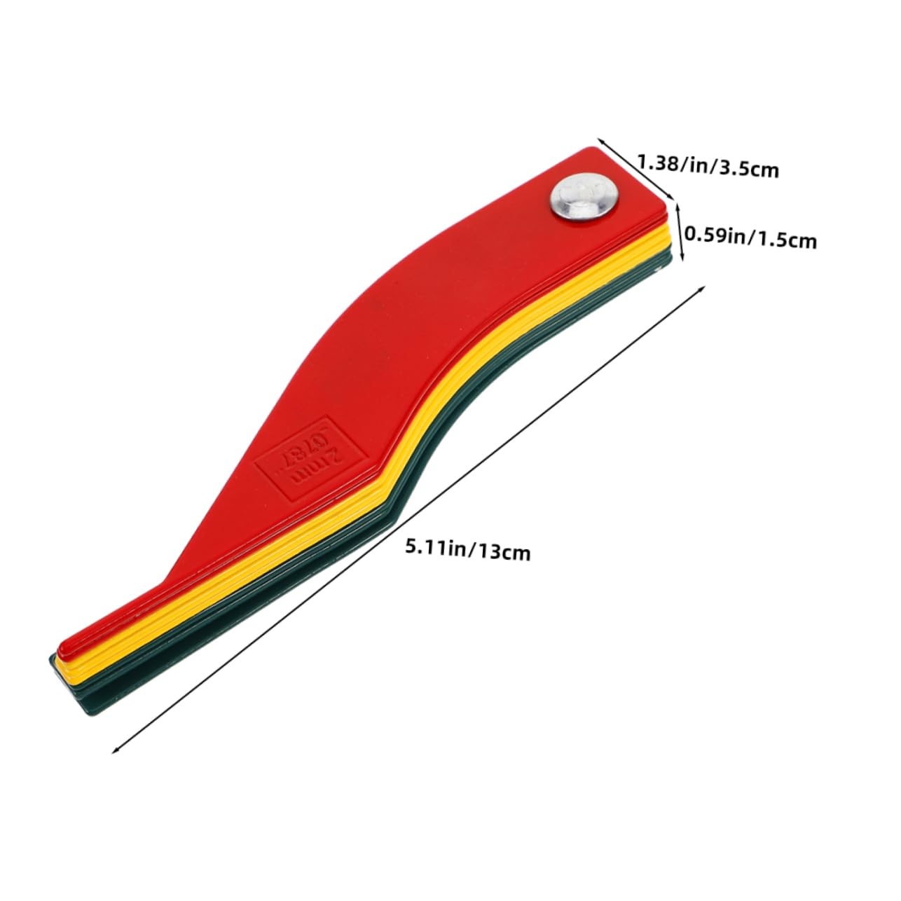 Unomor 2pcs Steel Measuring Tool for Accurate Brake Maintenance Easy to Use Automotive Tester with High Precision Scales for Reliable Measurements