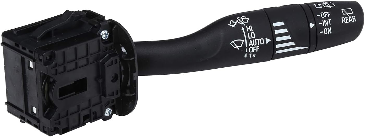 ACDelco Genuine Parts 84414720 Black Windshield Wiper and Windshield Washer Switch