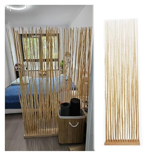 Natürlicher Bambus-Raumteiler für Wohnzimmer/Büro/Essbereich,...