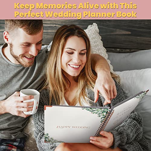Wedding Planner Book And Organizer For The Bride Engagement Gifts For Couples Ultimate Wedding Gifts Planner Binder With Pen And Gift Box, Bridal Shower Gifts Wedding Planning Book #TOP5