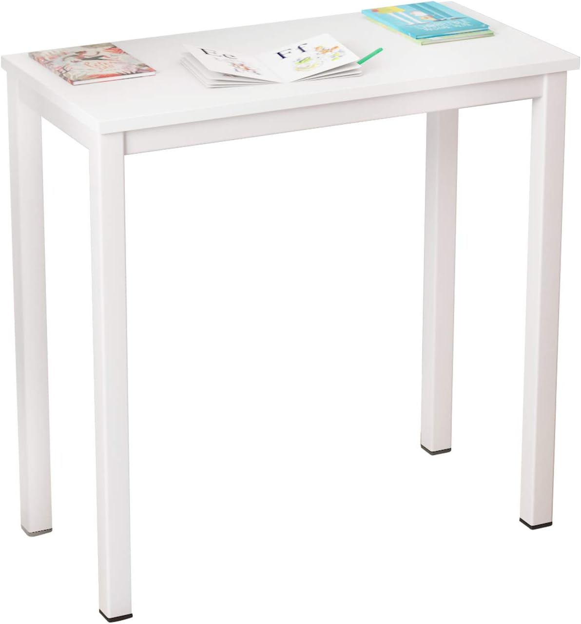 soges 31.5 inches Desk Small Desk Computer Desk Home Office Table Laptop Desk Writing Desk Study Table Computer Workstations White GCP2AC3-80WW