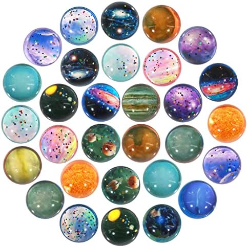 Annhao 30 Stück Flummies für Kinder, Flummi Planeten Spielzeug Geschenk Kindergeburstag Mitgebsel Groß Set für Mädchen Jungen give aways mitgebsel Kindergeburtstag gastgeschenke Pa