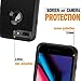 Co-Goldguard Case for iPhone 8 Plus/7 Plus, Non-Slip Shockproof Heavy Duty Protection, 5.5 inch, Black