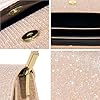 Toptime Women's Clutches, Sparkling Envelope Handbags for Women with Handle, Small Glitter Sequins Rose Gold Clutch Bag with 2 Compartments, Elegant Evening Bag for Prom, Wedding, Dating, Party #4