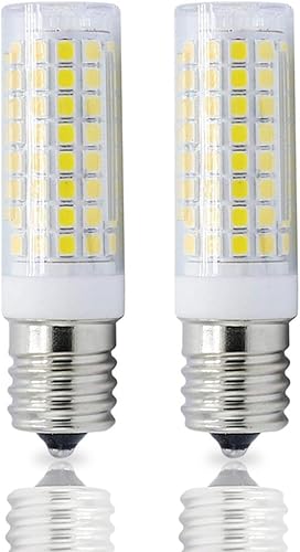 HXMLIHB Bombilla LED E17 de 8 W, 800 lúmenes, AC120V, equivalente a 80 W, bombilla halógena E17 regulable para microondas, horno sobre estufa,