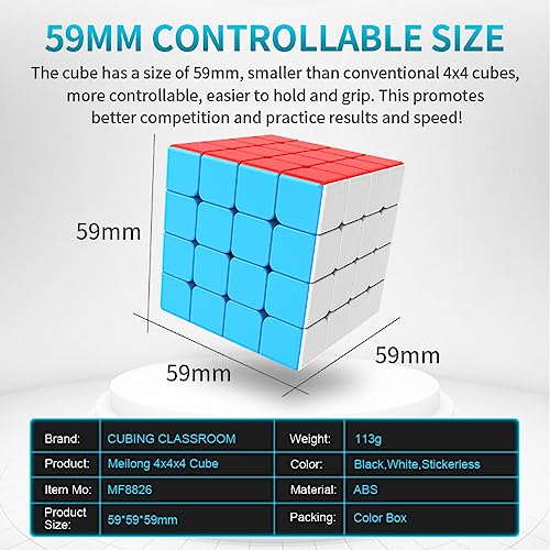 Hellocube Moyu Meilong 4X4 Speed Cube Stickerless Puzzle Magic Cube 4X4X4 Puzzle Game Toys… thumb #2