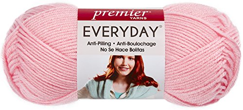 Premier Yarns DN100-06 Solid Deborah Norville Everyday Soft Worsted, Baby Pink