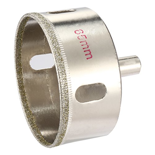 Sourcingmap 65mm Diamond Coated Glass Hole Saw Drill Bits for Ceramic Tile Marble Rock Porcelain Bottles Pots Brick - Image 2