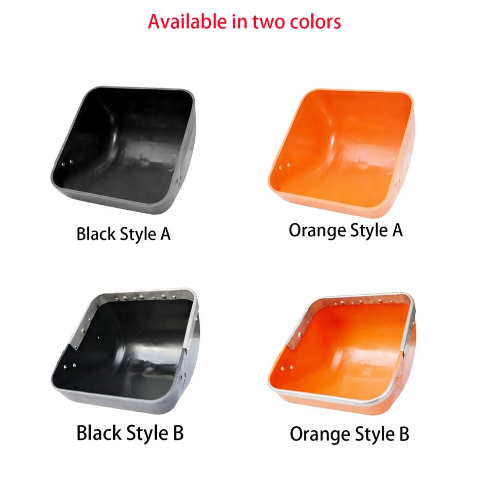 Schweinefutterautomat Futtertröge Aus Kunststoff Für Schweine Poultry Habitat Supplies Schweinfutterspender Für Schweine Ziegen Und Geflügel Landwirtschaftlicher,Orange/b,L37*H22*W38