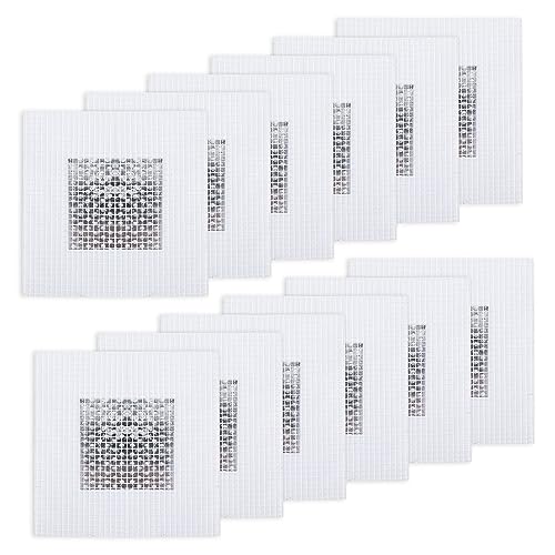 10 Pcs Parches de Reparación de Pared de Aluminio Autoadhesivo, Fibra de Vidrio, Ideal para Trabajo Pesado en Yeso y Paneles de Yeso, Parchers para Fijar Agujeros Paredes y Techos Dañados