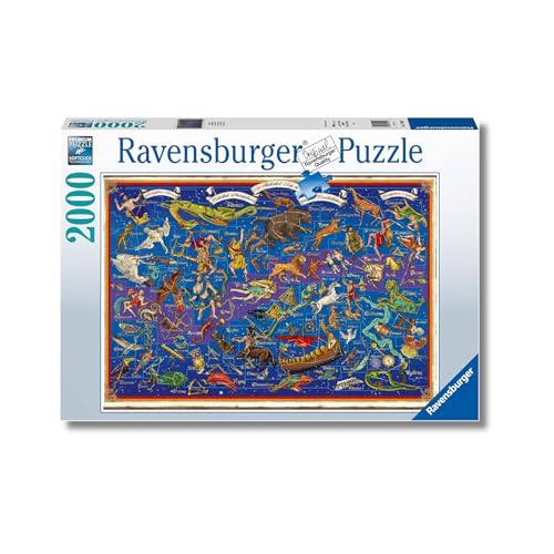 Ravensburger - Puzzle 2000 Pezzi Costellazioni | Puzzle 2000 Pezzi | Rompicapo Adulti E Bambini Dai 14 Anni In Su | Regalo Per Bambini E Adulti | Misure 98X75Cm | Tecnologia Soft-Click