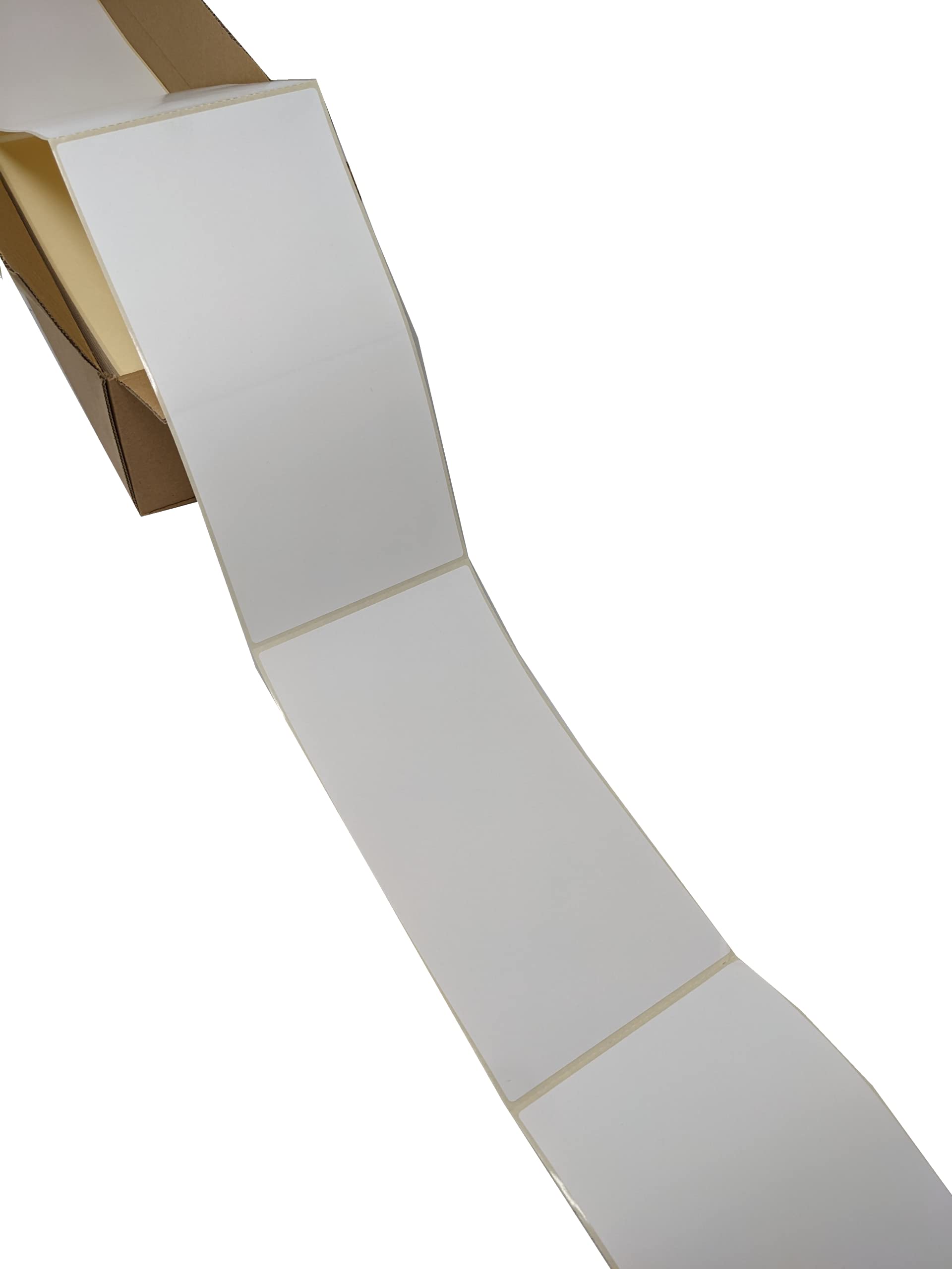 4 x 1000 Thermoetiketten Z-Falt Maße 103mm x 199mm Leporello für Versandetiketten DHL,GLS,DPD,UPS
