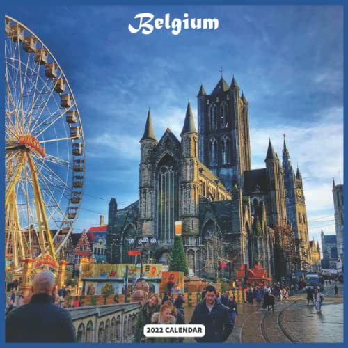 Belgium 2022 Calendar: Official Belgium Calendar 2022 Squire 16 Months