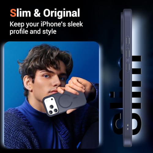 Image of Temdan for iPhone 17 Pro Case with Screen Protector Dark Purple