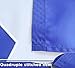 Premium Bonnie Blue Flag 3x5 Ft Large, Embroidered White Stars Republic of Texas West Florida Lone Star somalia Somali Flags House Deco Banner
